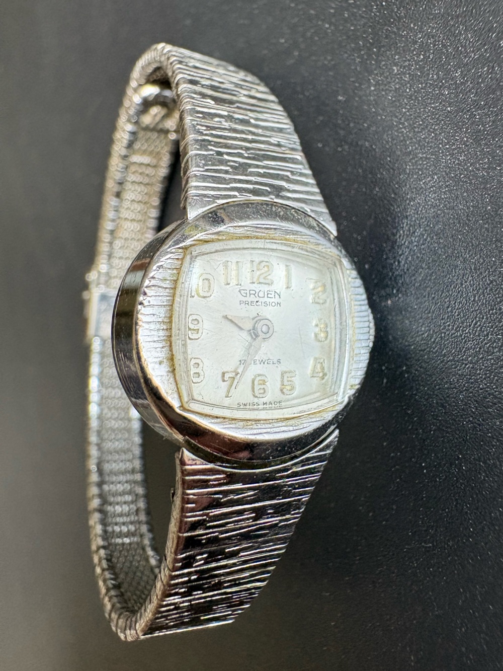 Gruen Precision Silver-Tone‎ Ladies Watch